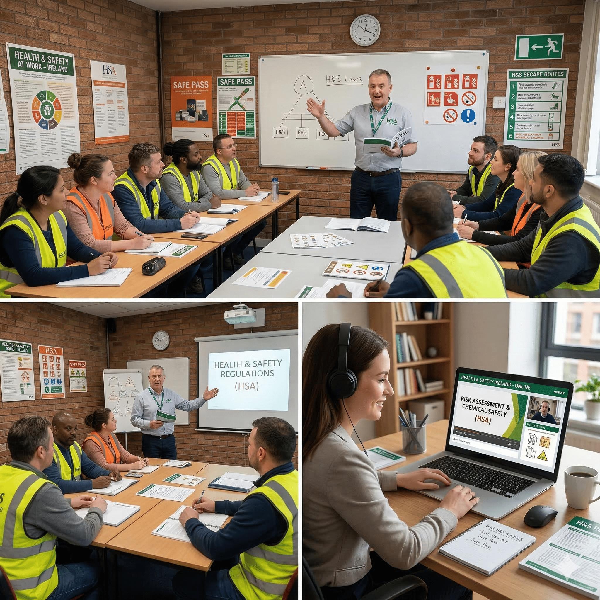 The Difference Between Classroom and Online Health and Safety Courses in Ireland