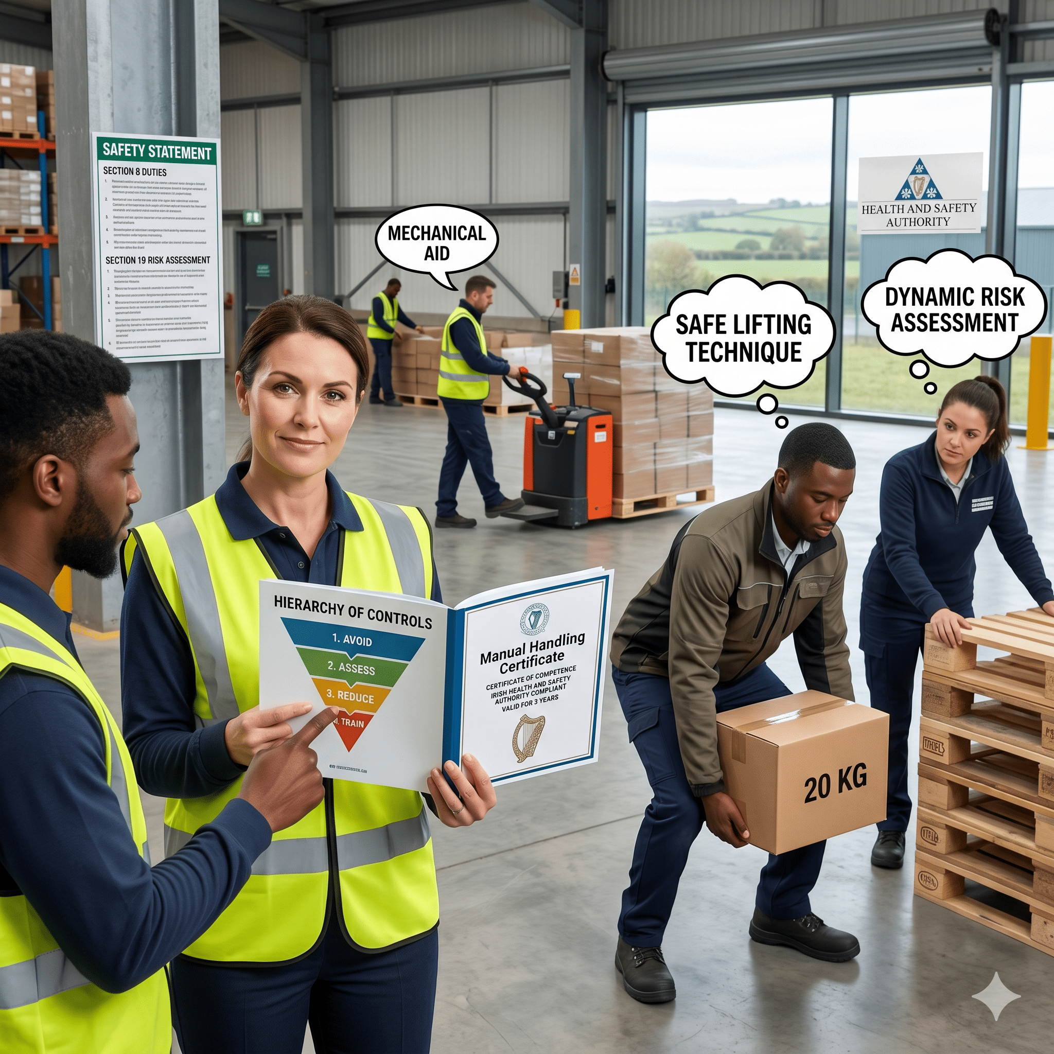 Manual Handling Certificate Ireland: How It Supports Compliance Goals