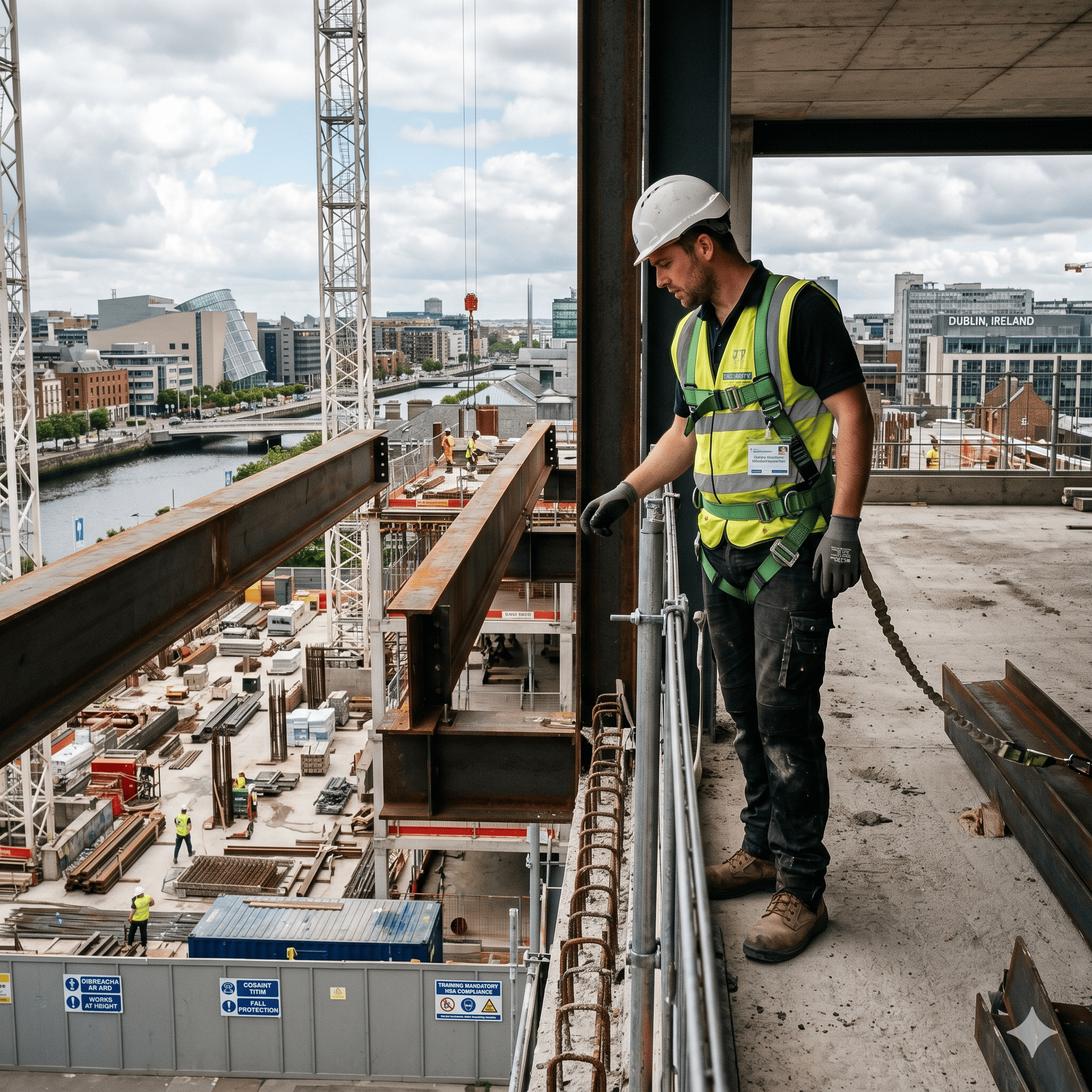 Why Working at Heights Training Is a Legal Requirement in Ireland Construction Industry