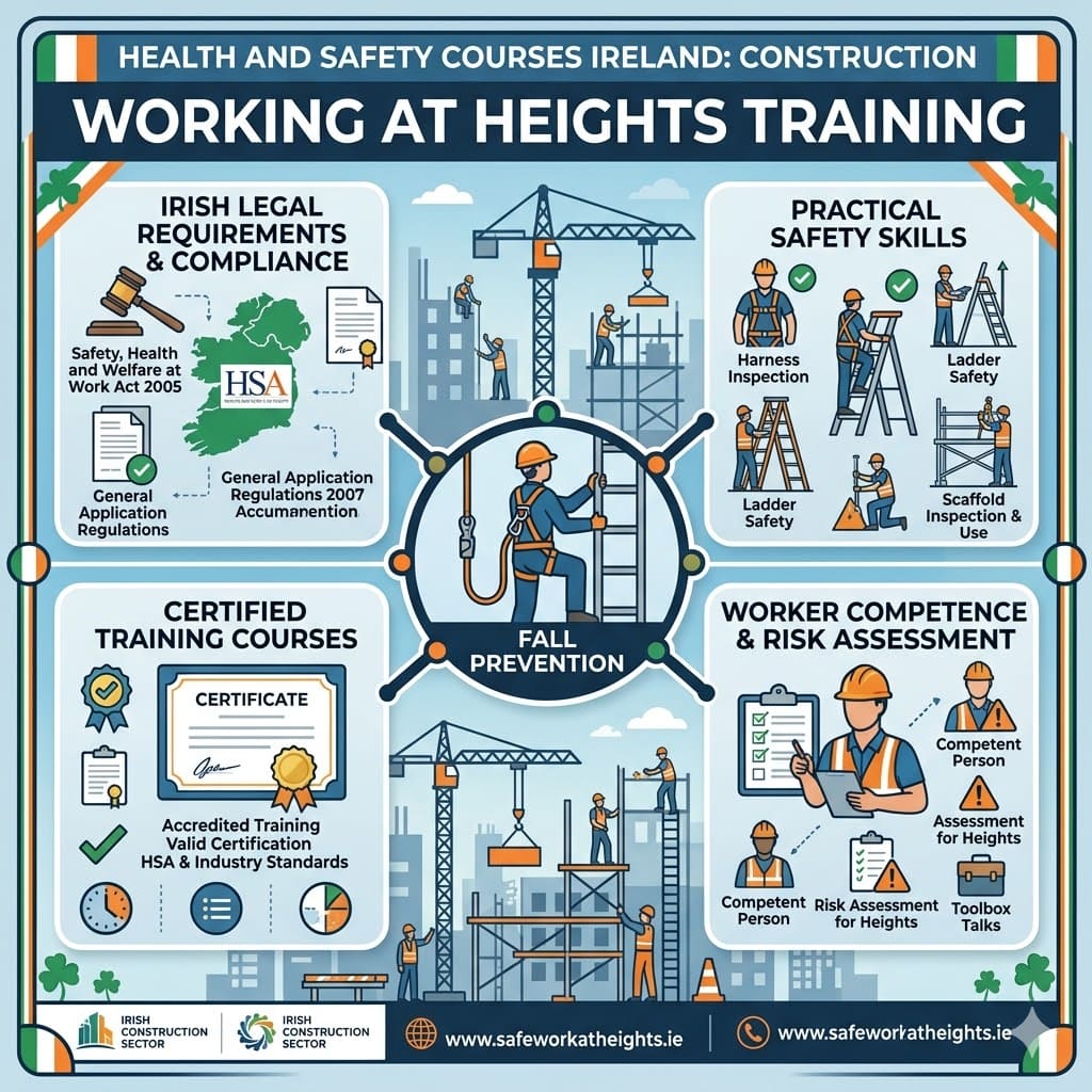 Health and Safety Courses Ireland for Construction: Focus on Working at Heights