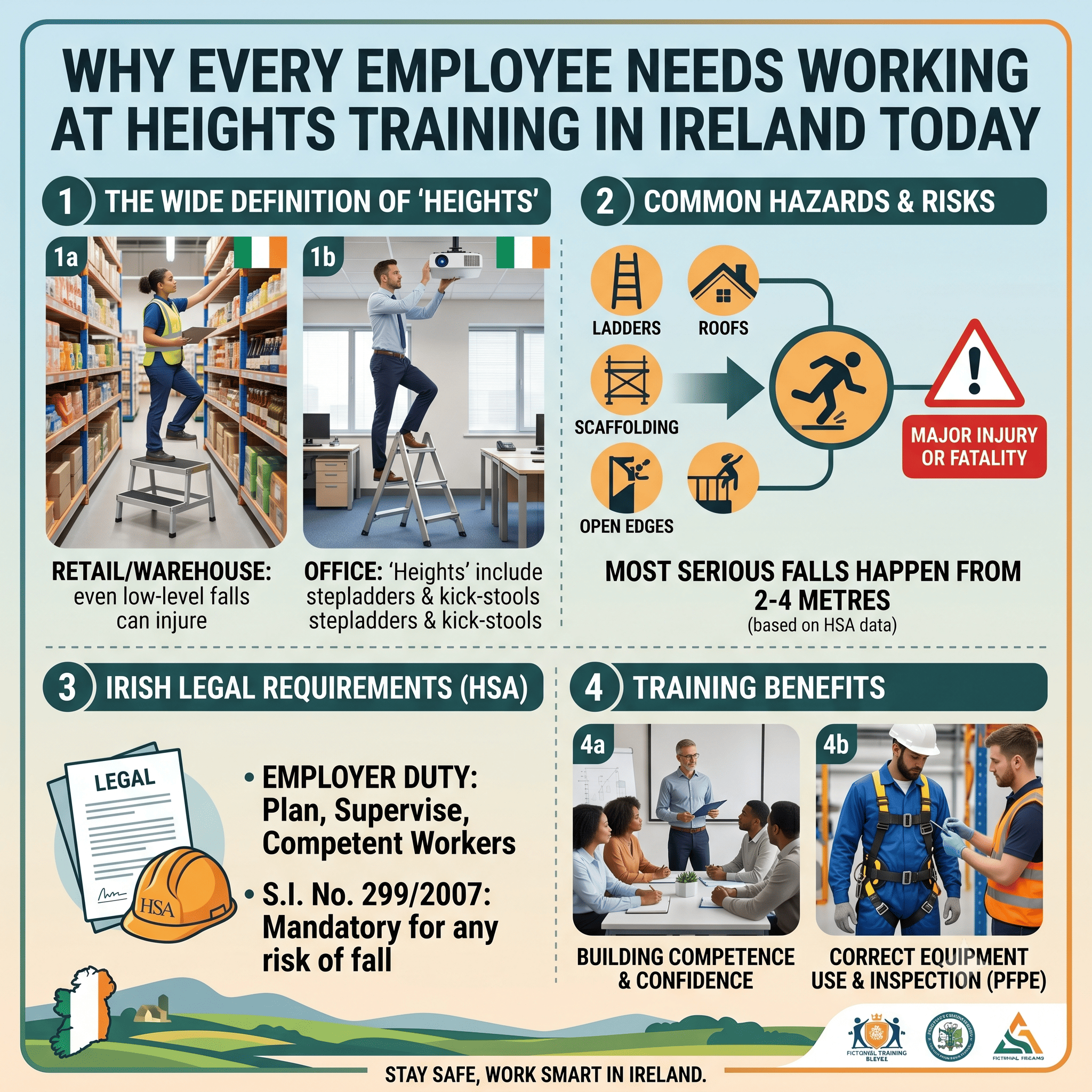 Why Every Employee Needs Working at Heights Training in Ireland Today
