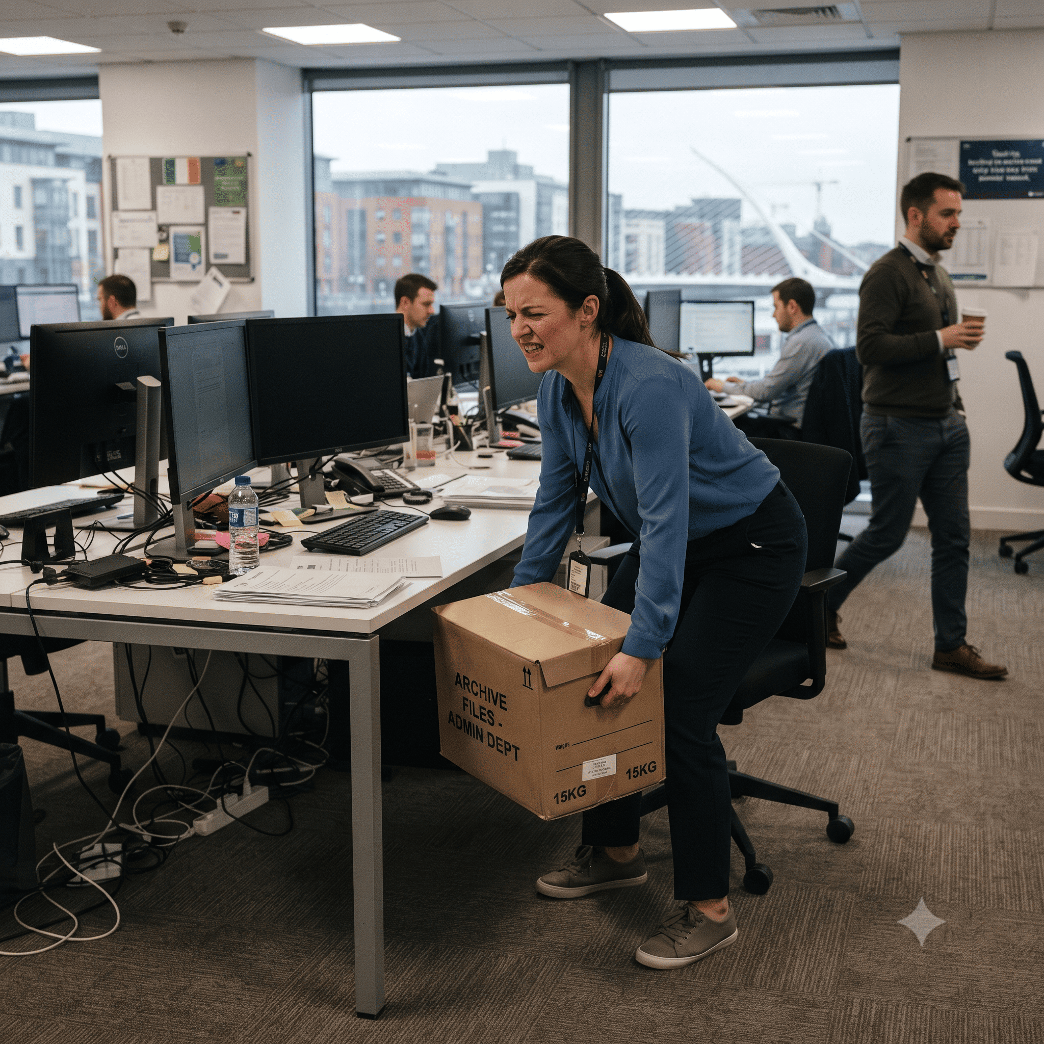 Manual Handling Ireland for Office Workers: Why Desk Jobs Still Involve Lifting Risks
