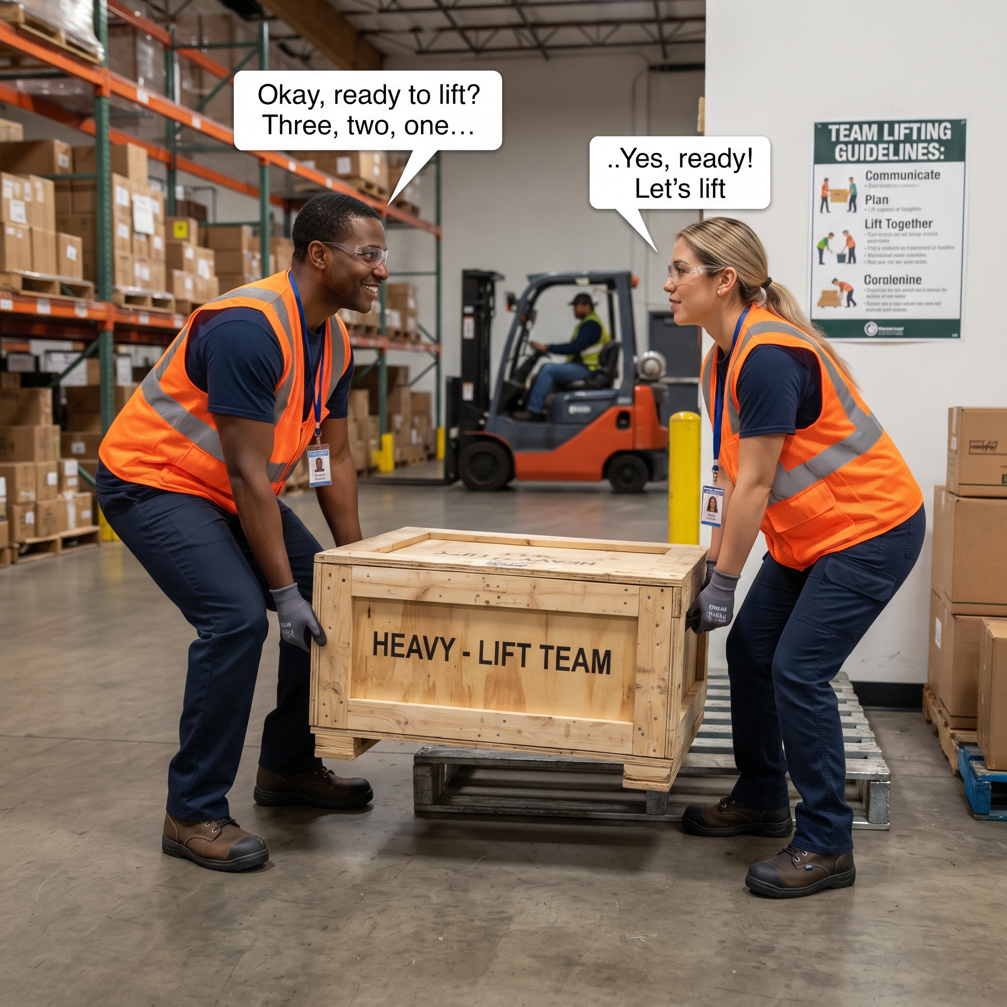 The Importance of Communication During Team Manual Handling Tasks