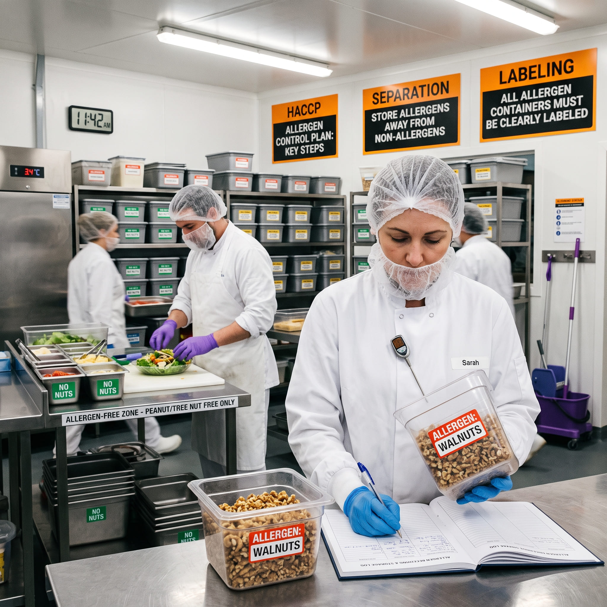 HACCP Allergen Control: Managing Food Allergens Safely