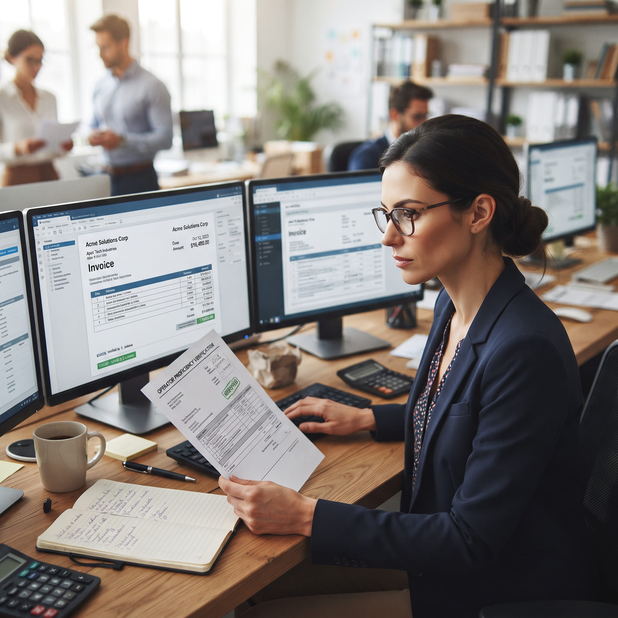 Invoice Payment | Operator Proficiency Verification